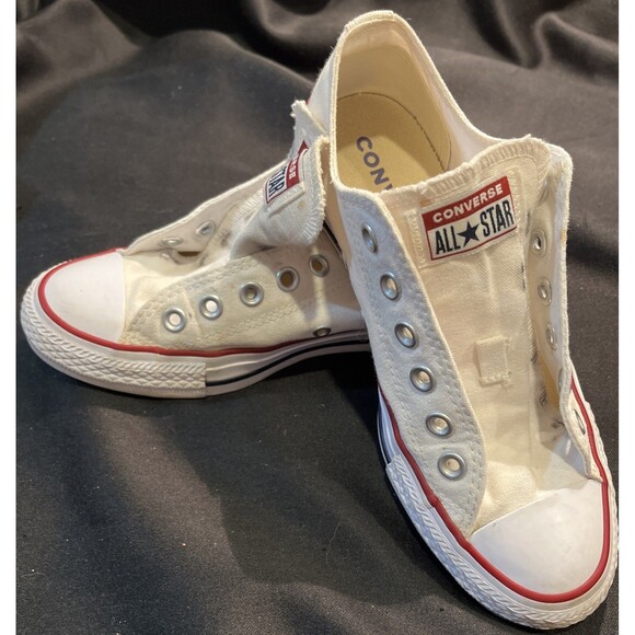 Converse Chuck Taylor All Star Canvas Classic White Sizes Women 7 Men 5 M7652 - Picture 2 of 9